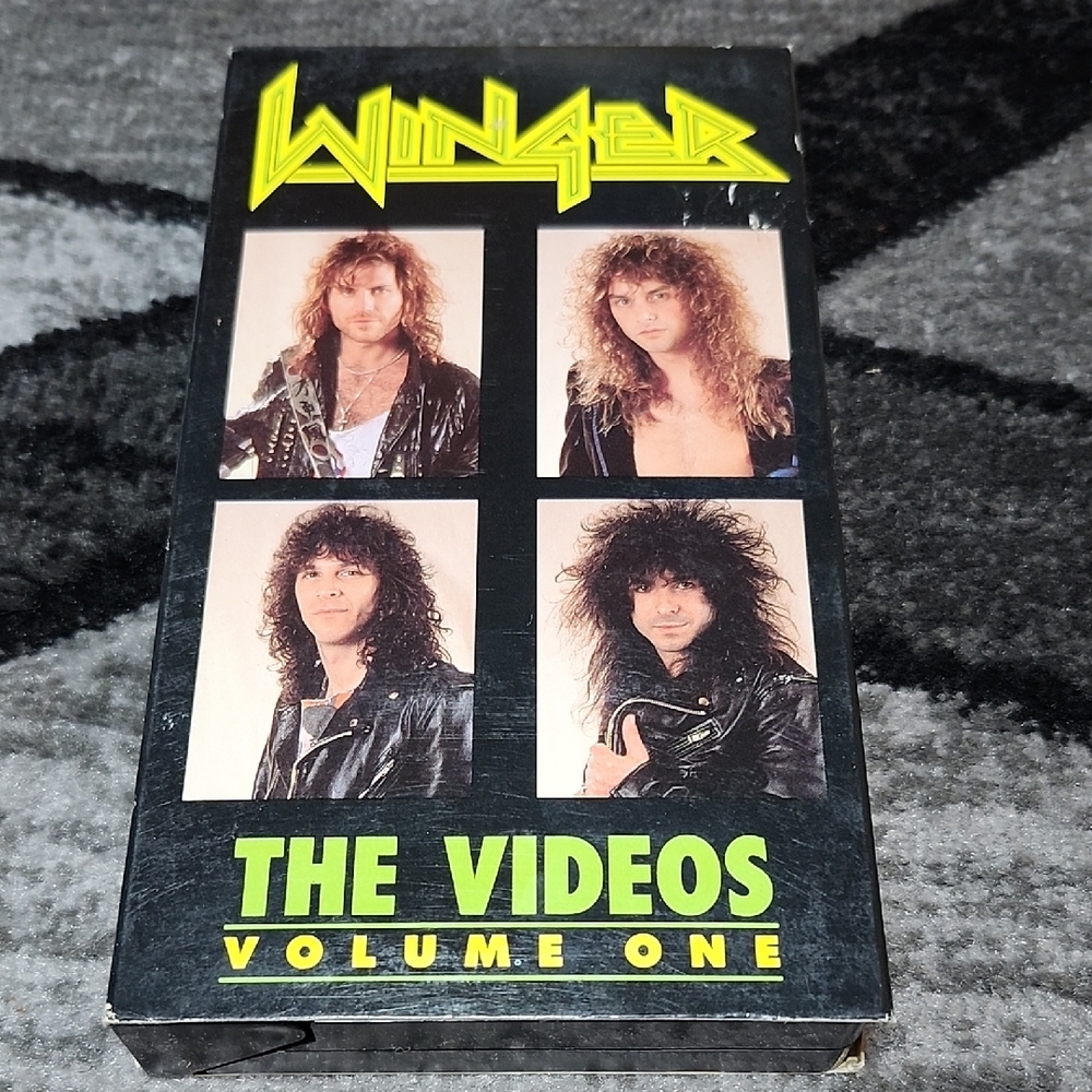 WINGER THE VIDEOS VOLUME ONE VHS   1989 ROCK MUSIC